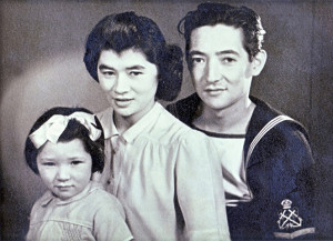 Connie and Leslie Hoe, both mixed race Chinese, with their daughter Christine, pictured in 1946 BBC