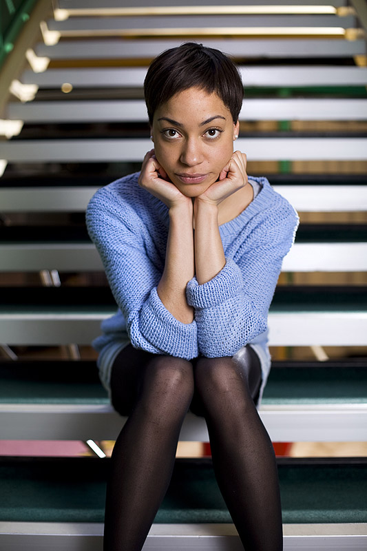 22.04.13 Actress Cush Jumbo for The Times. Photo credit : Phil Tragen
